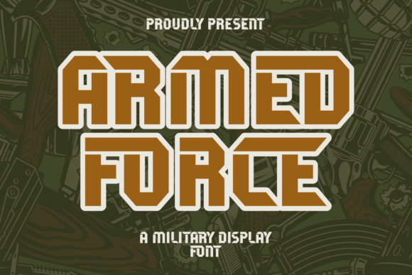 Armed Force: A Bold Display Font for Modern Editorial Design