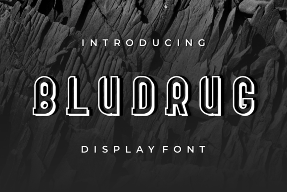 Bludrug: A Bold Display Font for Web Design