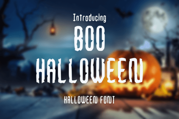 Boo Halloween: The Spooky Display Font for Campaigns