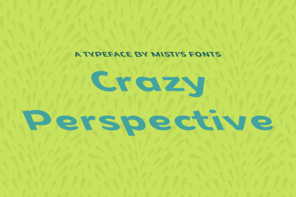 Crazy Perspective: A Bold Display Font for Web Design