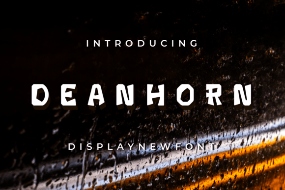 Dean Horn: A Premium Display Font for Editorial Design