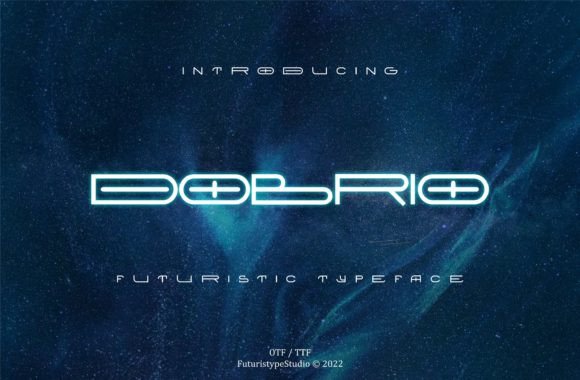 Dobrio: A Futuristic Display Font for Modern Web Design