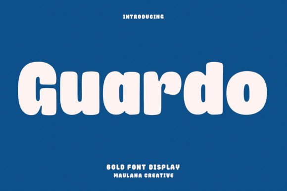 Guardo: A Playful Display Font for Editorial Design