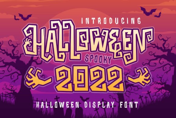 Halloween 2022: A Scary Cute Display Font for Crafters