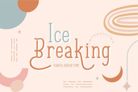 Ice Breaking: A Modern Serif Display Font for Web Design