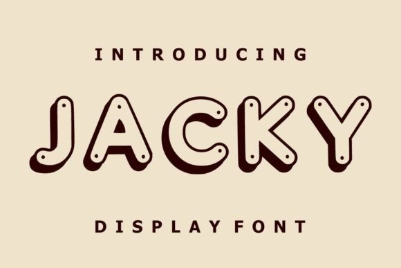 Jacky: The Perfect Display Font for Handmade Brands