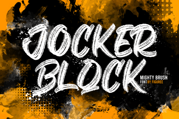 Jocker Block: A Bold Display Font for Business Branding