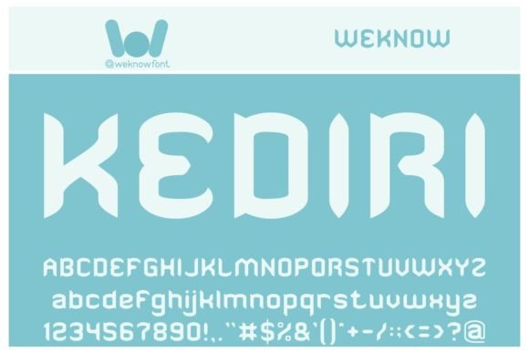 Kediri: A Joyful Display Font for Your Brand
