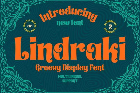 Lindraki: A Unique Display Font for Your Brand