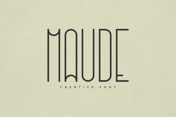 Maude: The Elegant Display Font for Your Brand