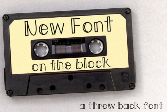 New Font on the Block: A Playful Display Typeface for Makers