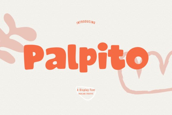 Palpito: A Quirky Handwritten Display Font for Branding