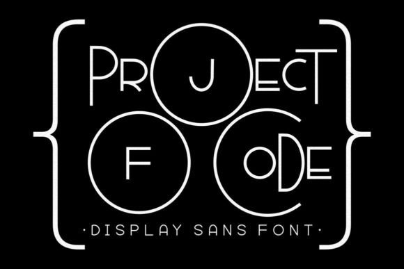 Project of Code: A Stylish Display Font for Brand Identity