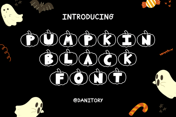 Pumpkin Black: A Cozy Display Font for Fall Editorial Design