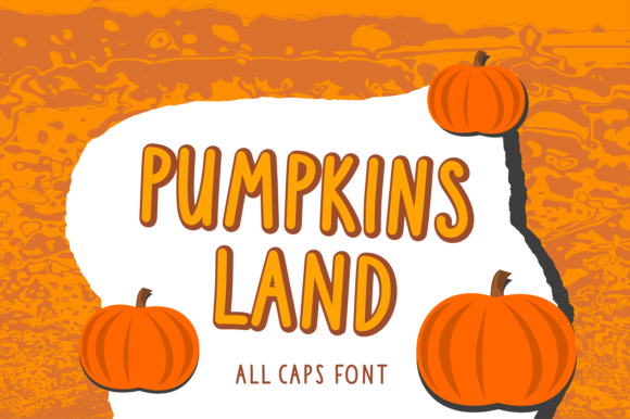 Pumpkinsland: A Tall Display Font for Web Design