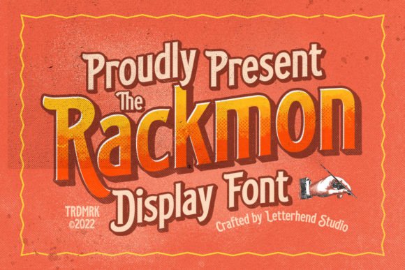 Rackmon: A Vintage Display Font for Makers