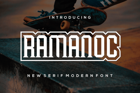 Ramanoc: A Modern Display Font for Campaigns