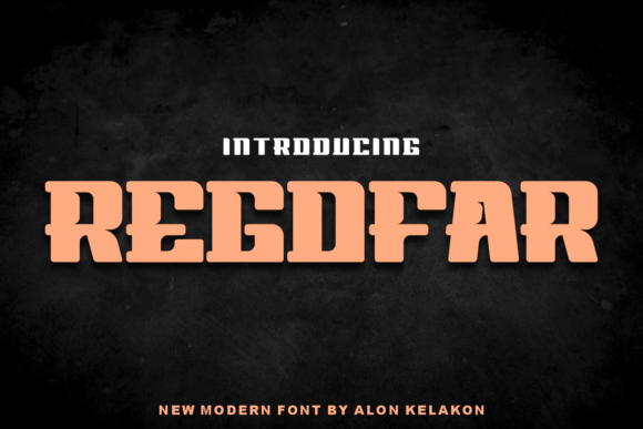Regofar: A Modern Display Font for Your Brand