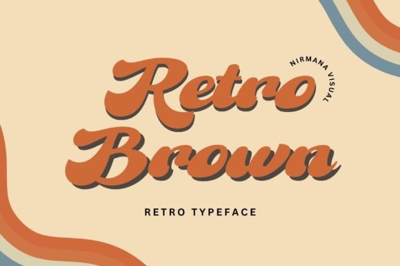 Retro Brown: A 70s-Inspired Display Font for Editorial Design