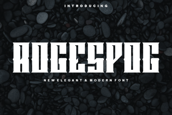 Rogespog: A Modern Display Font for Your Brand