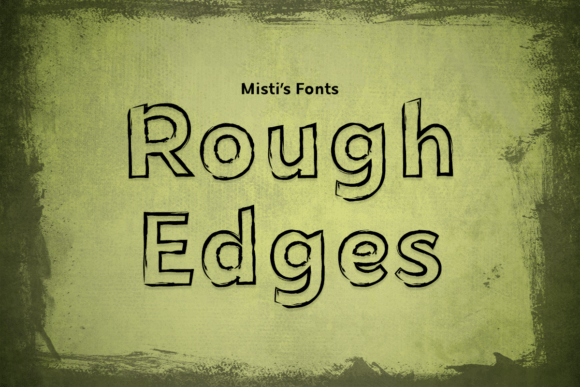 Rough Edges: A Spooky Display Font for Halloween Campaigns