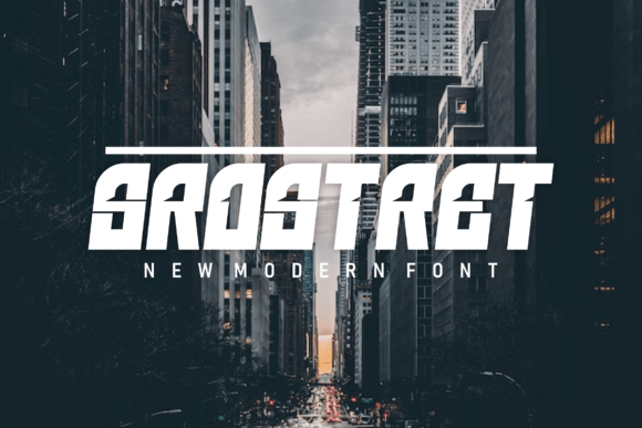 Strostret: A Bold Display Font for Modern Web Design