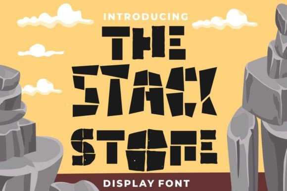 The Stack Stone: A Bold Display Font for Marketers